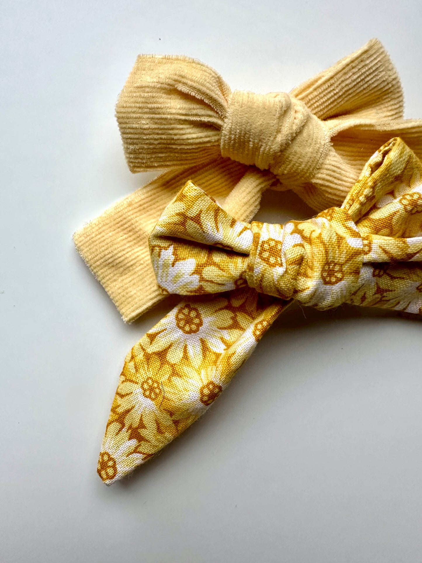 Mustard Floral Scrunch