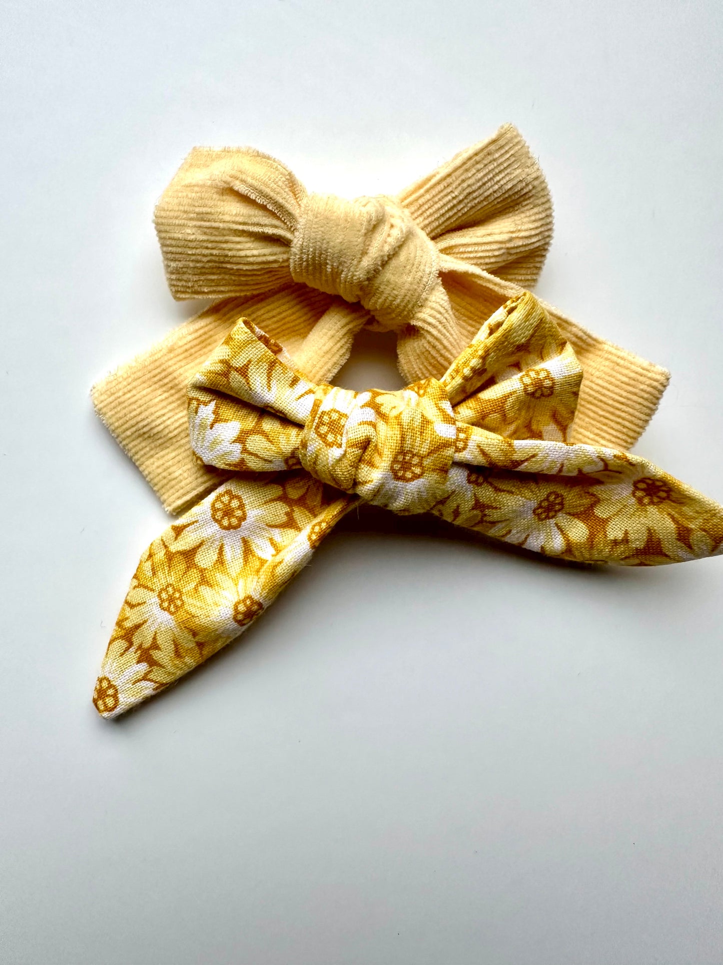 Mustard Floral Scrunch