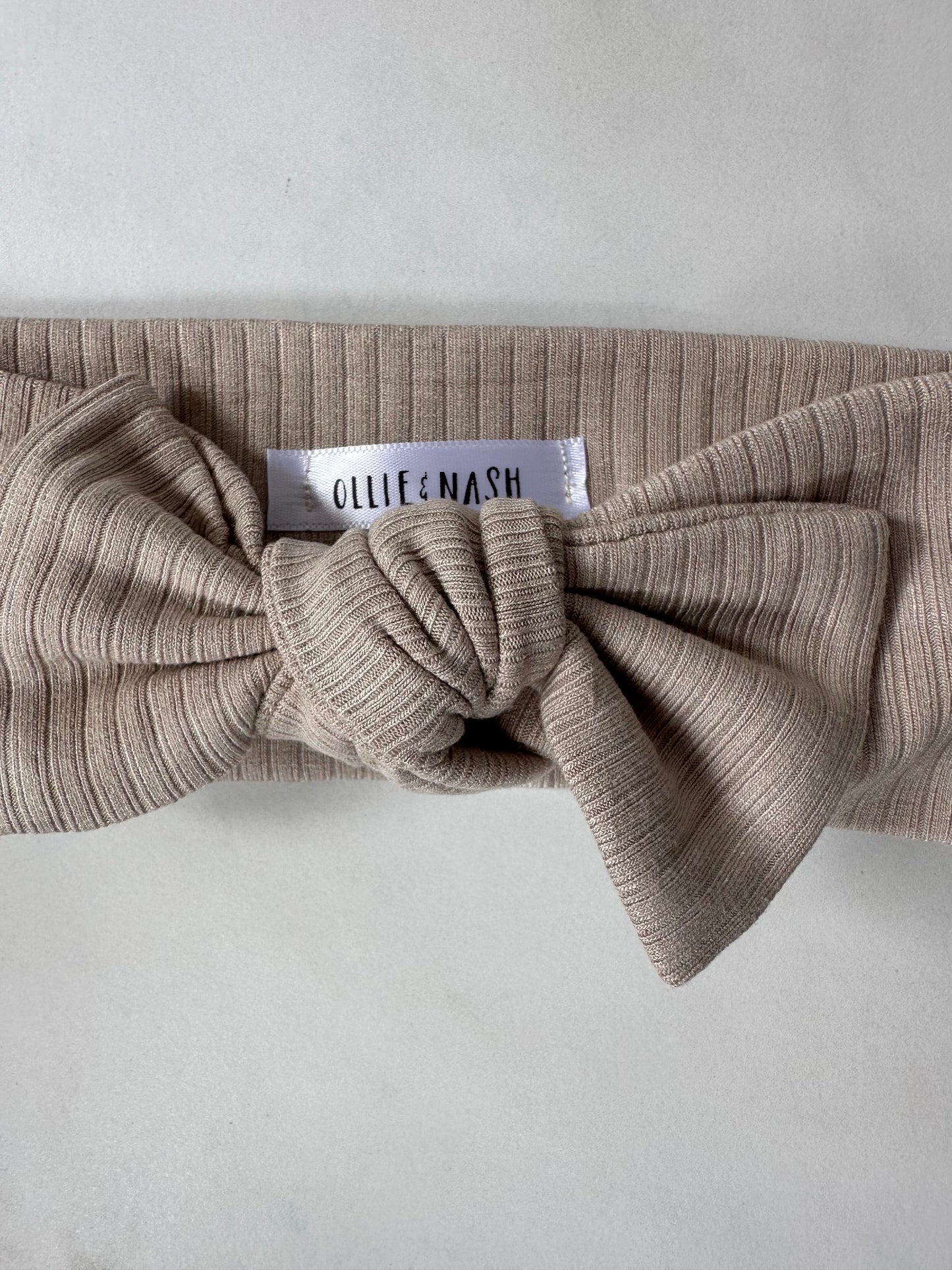 Light Grey Baby Headband
