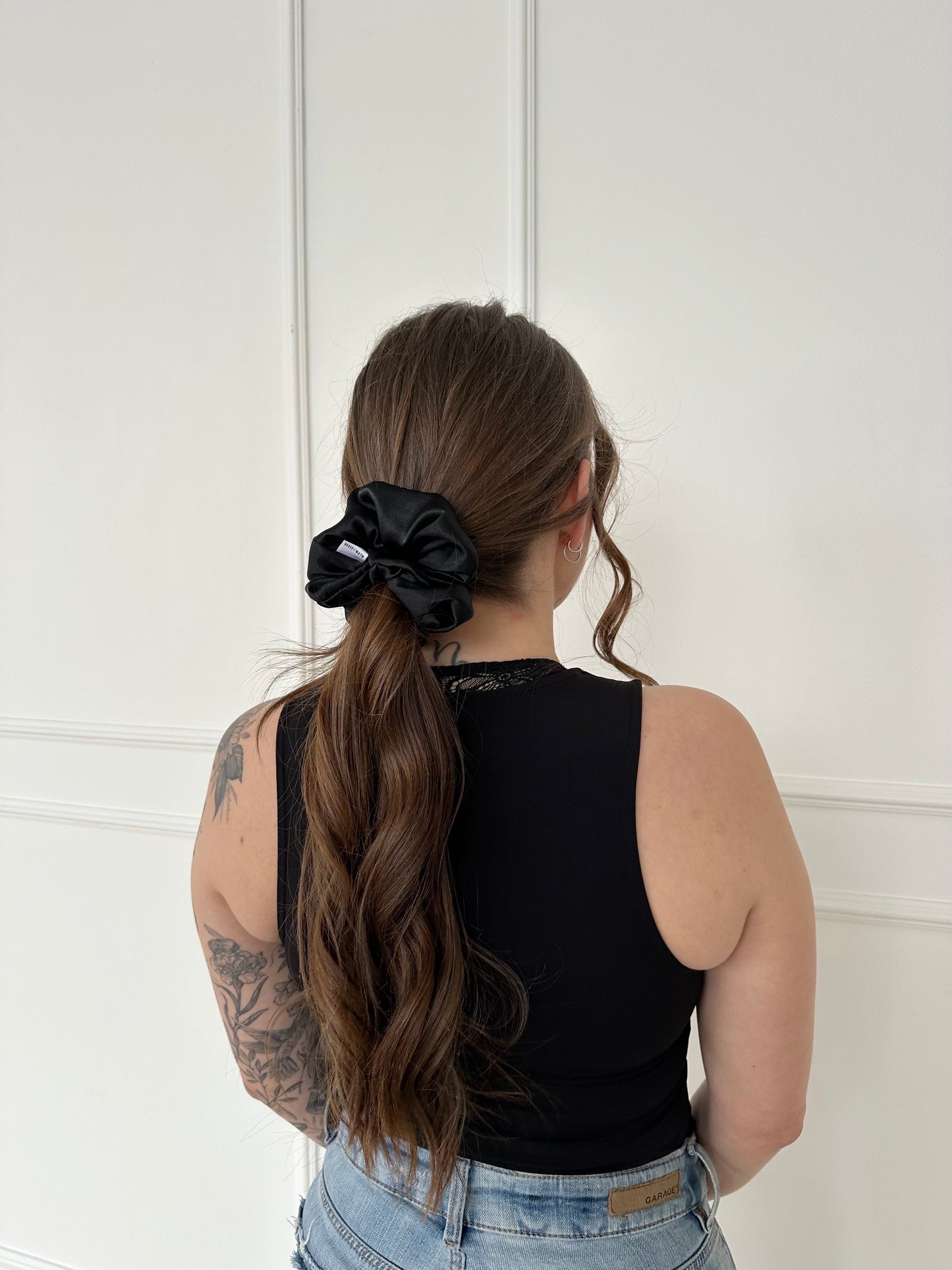 Black Luxe Scrunchie