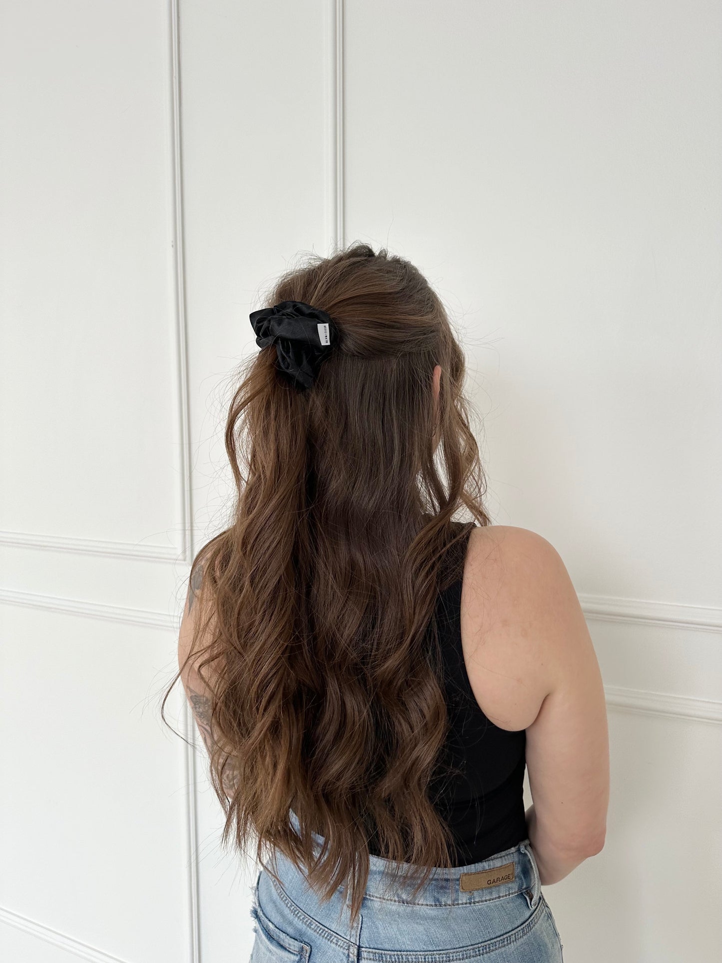 Black Luxe Scrunchie