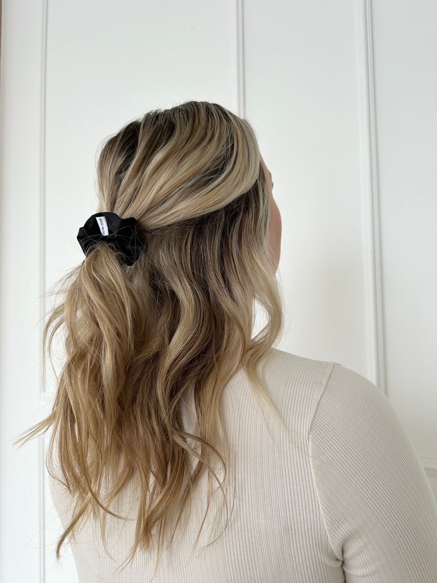 Black Luxe Scrunchie