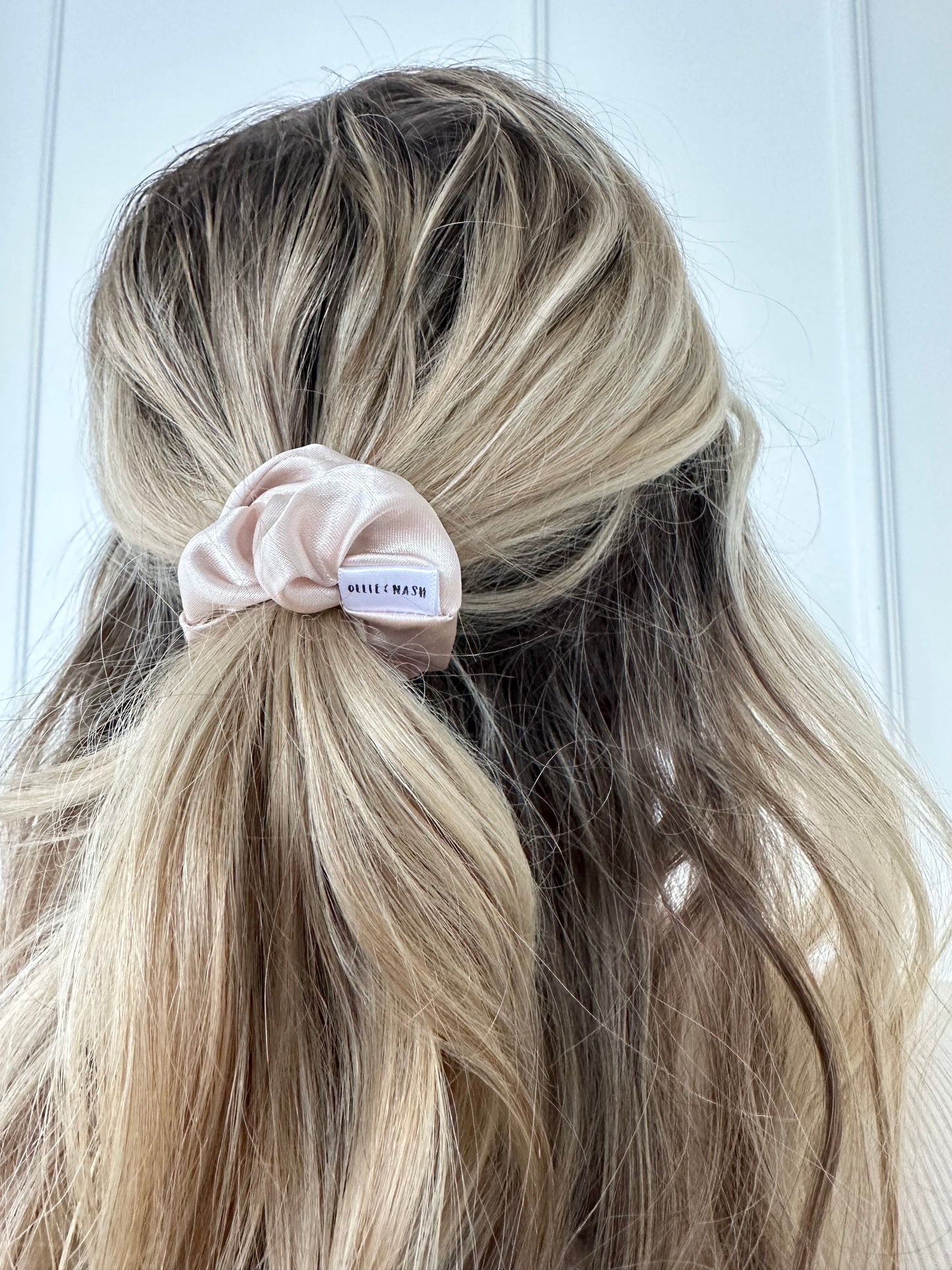 Cream Luxe Scrunchie