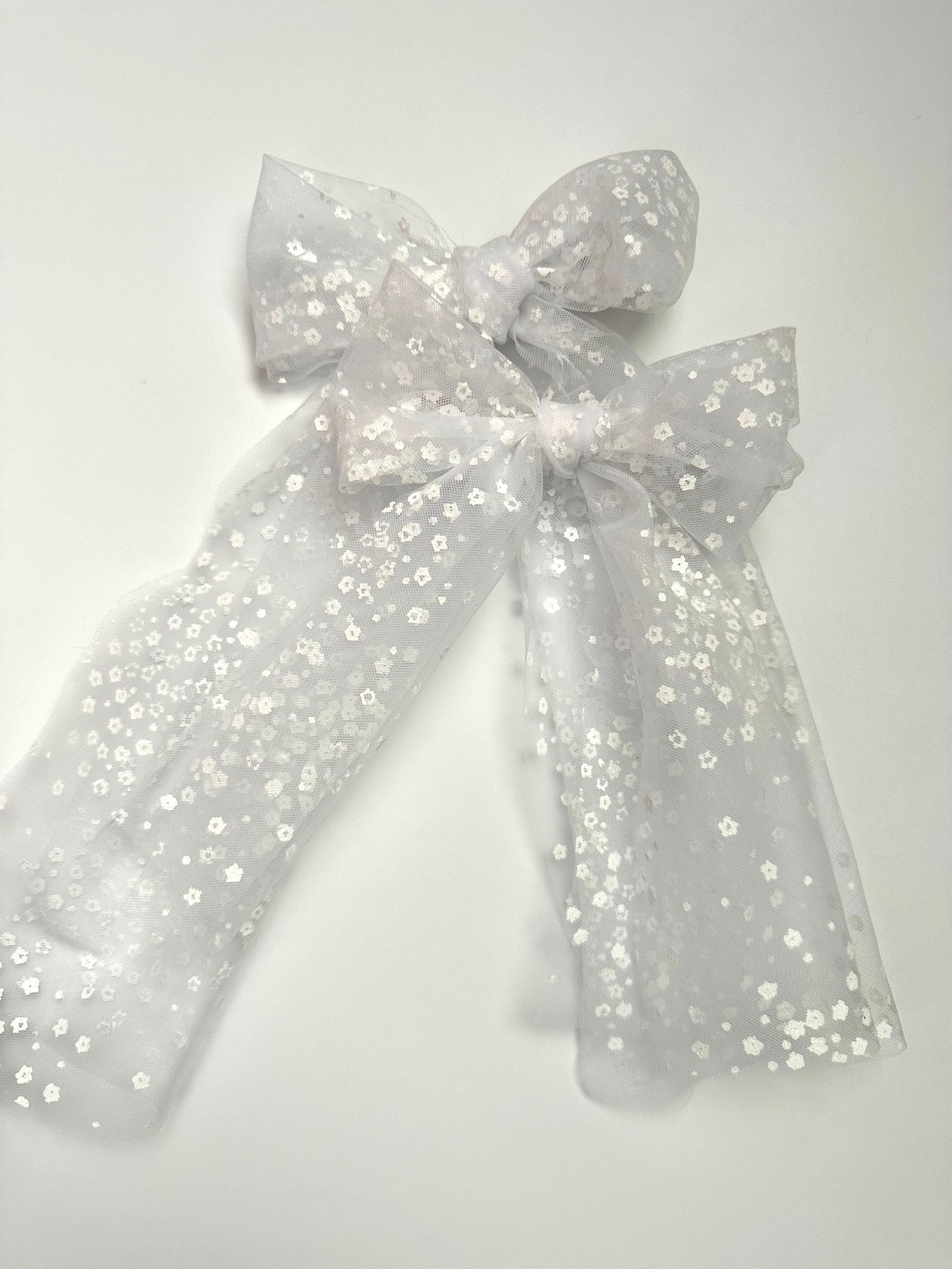 Flower Tulle Hair Clip