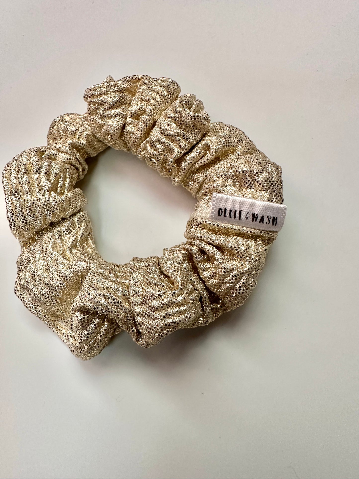 Gold mini Scrunchie