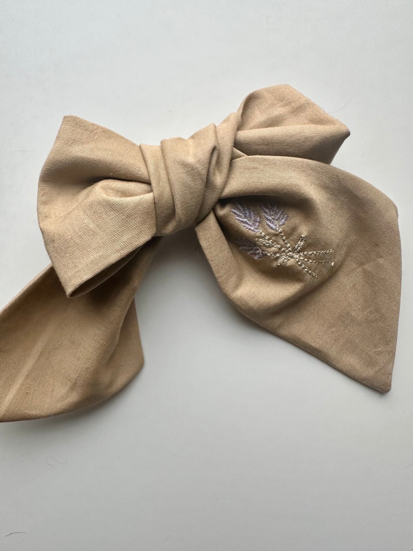 Tan Hair bow - Child Size