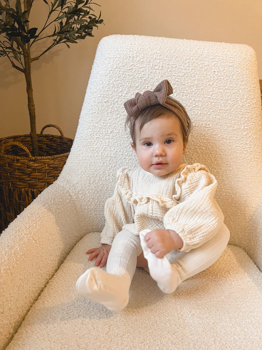 Taupe Baby Headband