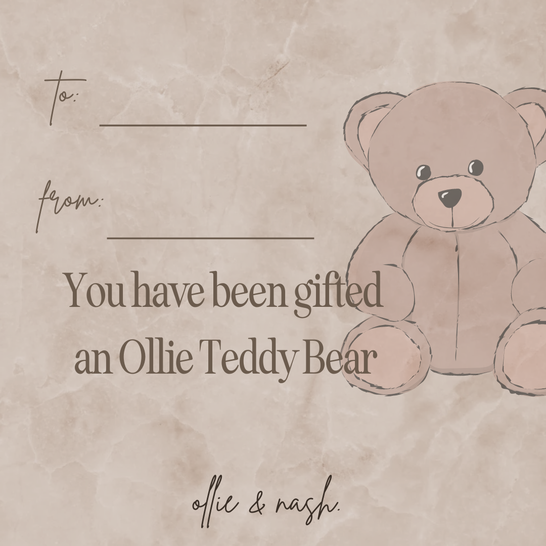 The Ollie Teddy- A Memory Bear