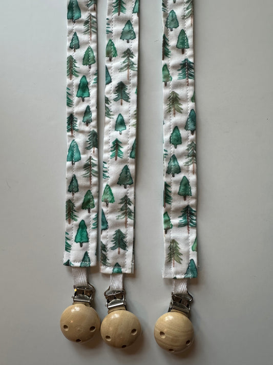 Christmas Tree Pacifier clip