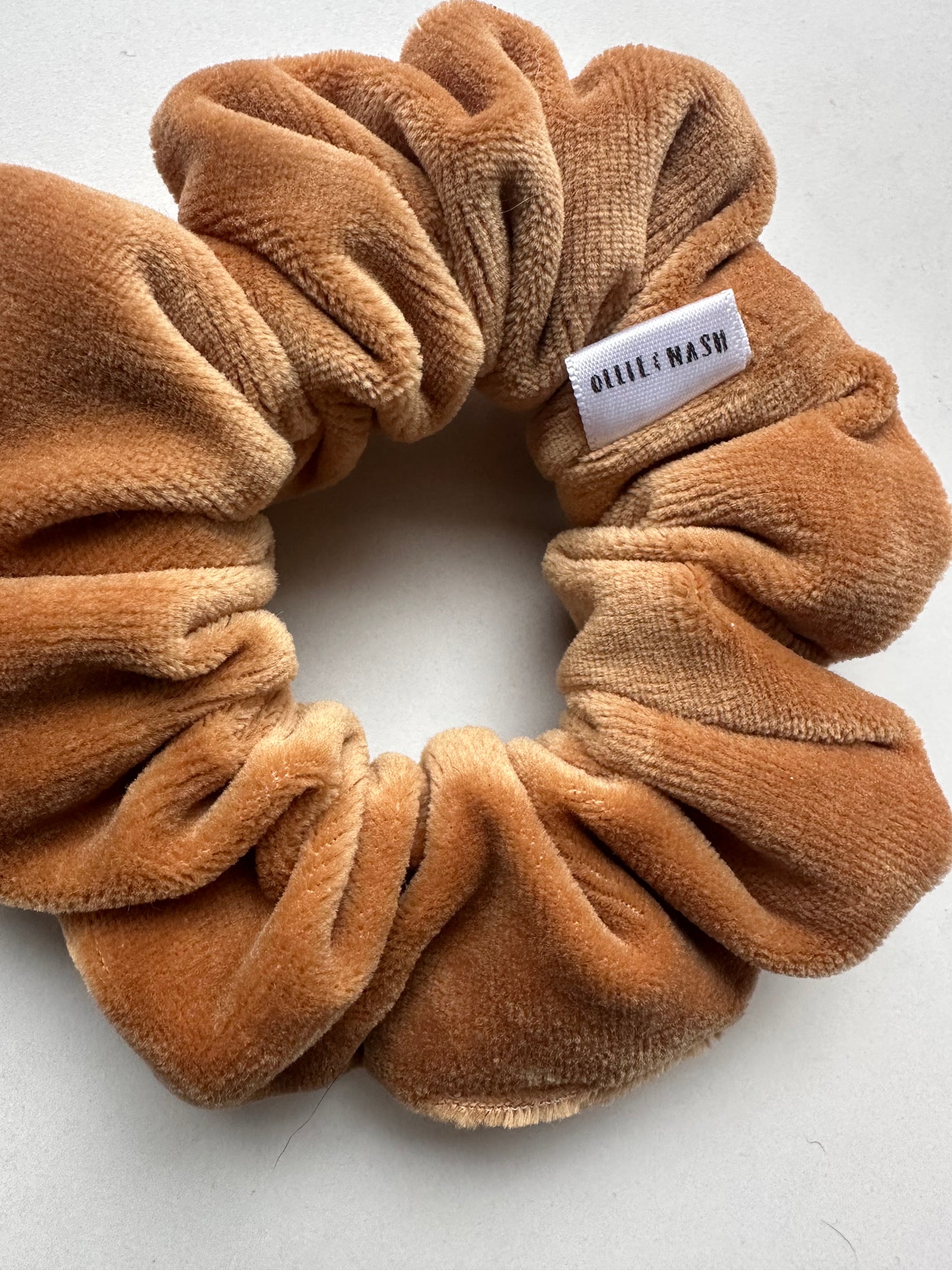 C H I P P Y copper velvet scrunchie