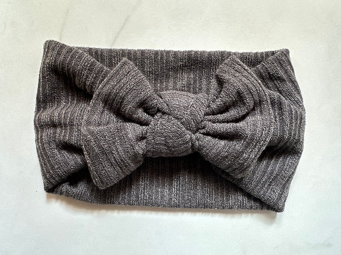 Grey Baby Headband