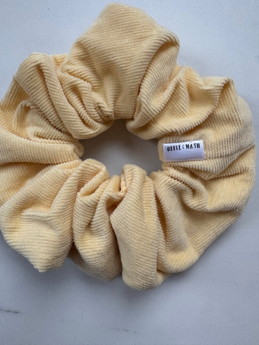 Yellow Corduroy Scrunch