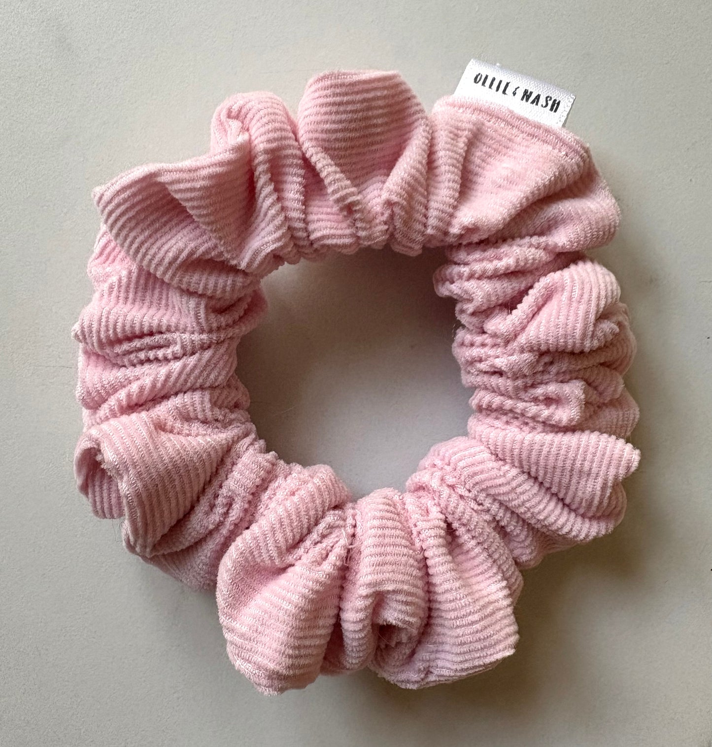 Pink Corduroy Scrunch- Small Size