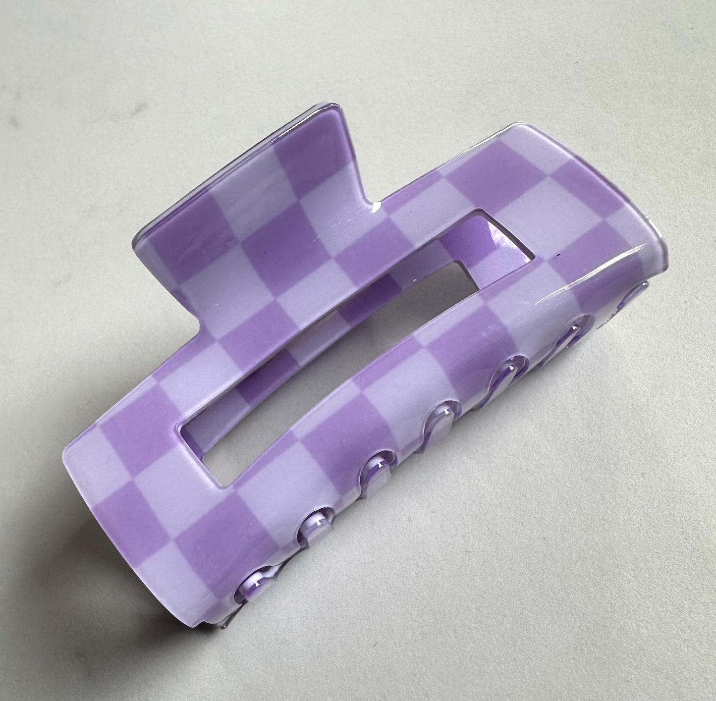 Purple Checkered Clip