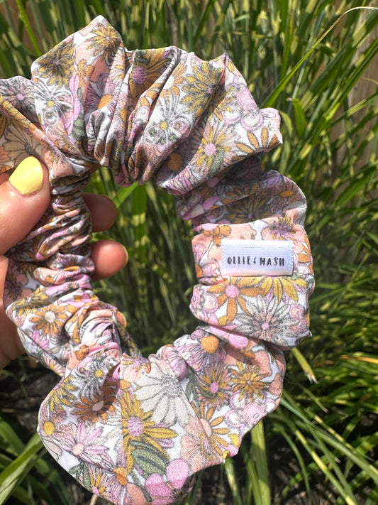 Floral Scrunchie