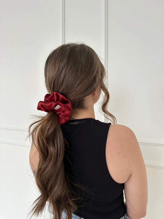Red Luxe Scrunchie